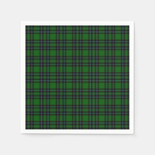 Groene en zwarte spelden servet (Voorkant)