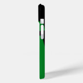 Groene en zwarte streep op Stripe Minimalist, naam Case-Mate iPhone Case (Achterkant / Links)