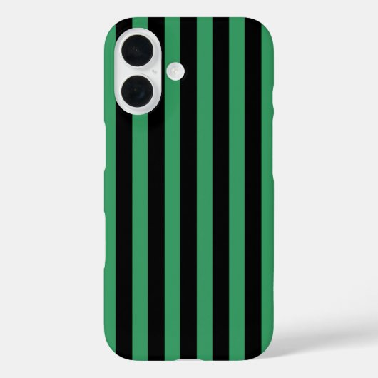 Groene en zwarte strepen van snoep Case-Mate iPhone case (Achterkant)