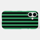 Groene en zwarte strepen van snoep Case-Mate iPhone case (Achterkant (horizontaal))
