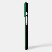 Groene en zwarte strepen van snoep Case-Mate iPhone case (Achterkant / Links)