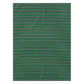 Groene en zwarte strepen van snoep tafelkleed (Voorkant)