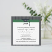 Groene en zwarte stuifmep kaart (Staand voorkant)