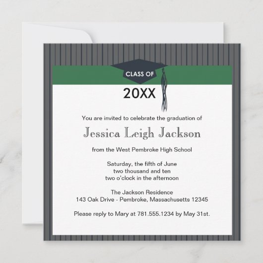 Groene en zwarte stuifmep kaart (Voorkant)