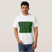 Groene en zwarte vlecht t-shirt (Voorkant volledig)