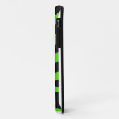 Groene en zwarte zebra bontprint Case-Mate iPhone case (Achterkant/links)