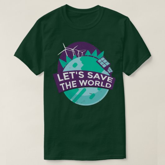 GROENE ENERGIE 1 T-SHIRT (Design voorkant)