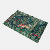 Groene ENERGIE, BOSBOUWDIEREN, hazen, groene Flore Deurmat (Schuin)