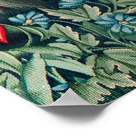 Groene ENERGIE, BOSBOUWDIEREN, hazen, groene Flore Poster (Hoek)