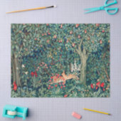 Groene ENERGIE, BOSBOUWDIEREN, hazen, groene Flore Tissuepapier (Craft)