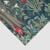 Groene ENERGIE, BOSBOUWDIEREN, hazen, groene Flore Tissuepapier (Detail)