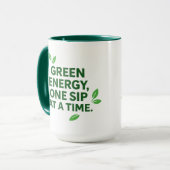 Groene Energie Plant Gebaseerde Mok (Voorkant links)