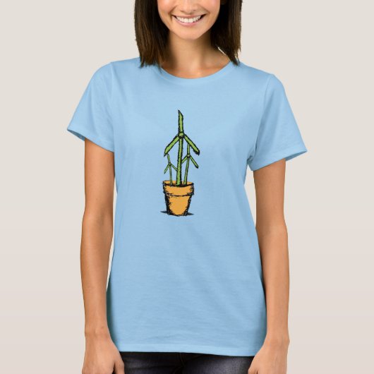 Groene energie t-shirt (Voorkant)