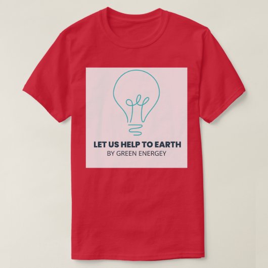 Groene energie t-shirt (Design voorkant)
