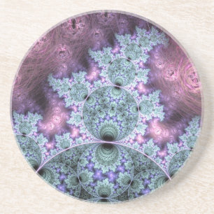 Groene energie zandsteen onderzetter