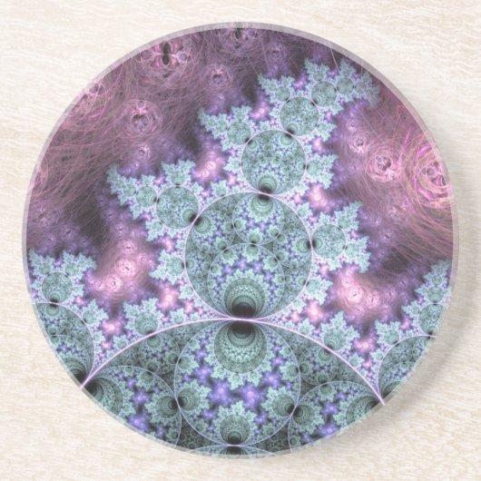 Groene energie zandsteen onderzetter (Voorkant)