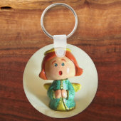 Groene Engel IV Sleutelhanger (Voorkant)