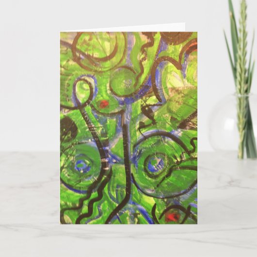 Groene Engel Kaart (Voorkant)