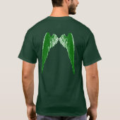 groene engel t-shirt (Achterkant)