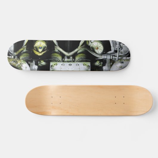 Groene engine skateboard (Horizontaal)