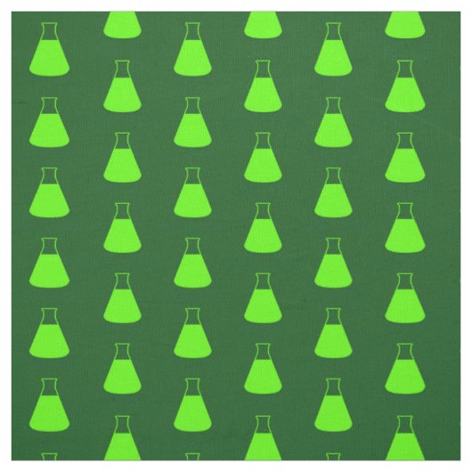 Groene Erlenmeyer Stof (Swatch)