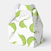 Groene erwt Baby shower geschenkdoos Bedankdoosjes (Achterkant)