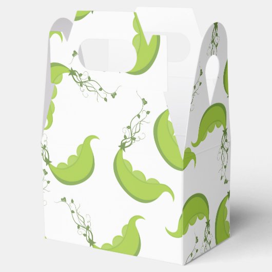 Groene erwt Baby shower geschenkdoos Bedankdoosjes (Geopend)