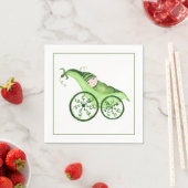 Groene Erwt Babywagen en Baby Servetten (Insitu)