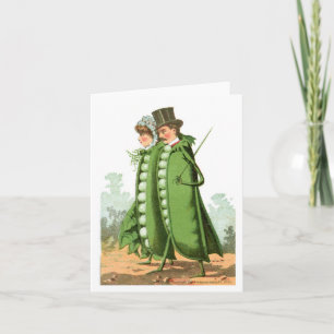 Groene erwten  eten Ad Art Kaart