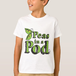 Groene erwten (groente) Artikel 2 erwten in een pe T-shirt