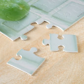 Groene erwten legpuzzel (Zijkant)