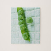 Groene erwten legpuzzel (Verticaal)