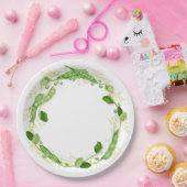 Groene Erwten Papieren Bord (Feest)