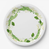 Groene Erwten Papieren Bord (Voorkant)
