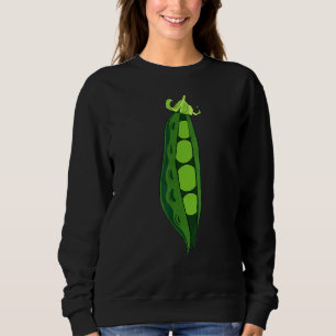 Groene Erwten Peul Grappige Plantaardige Groenten Trui