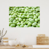 Groene erwten poster (Keuken)