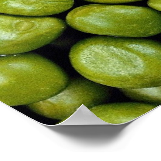 Groene erwten poster (Hoek)