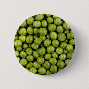 Groene erwten ronde button 5,7 cm
