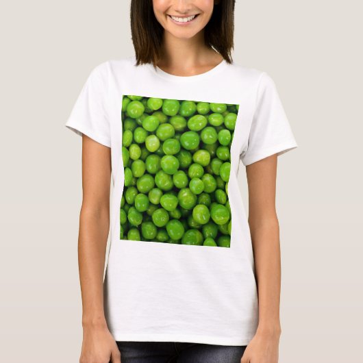 Groene erwten t-shirt (Voorkant)