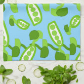 Groene erwten theedoek (Gevouwen)