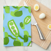 Groene erwten theedoek (Quarter Fold)