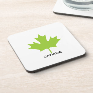 Groene Esblad Canada Bier Onderzetter
