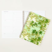 Groene esdoorn verlaat Chiyogami planner (Display)