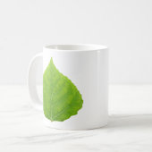 Groene Espenblad #11 Koffiemok (Voorkant links)