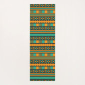 groene etnische aztec yogamat (Achterkant)