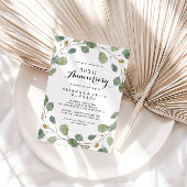 Groene Eucalyptus 50ste huwelijksverjaardag Kaart