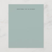 Groene Eucalyptus Bladeren Trouw Uitnodigingen Bud (Achterkant)