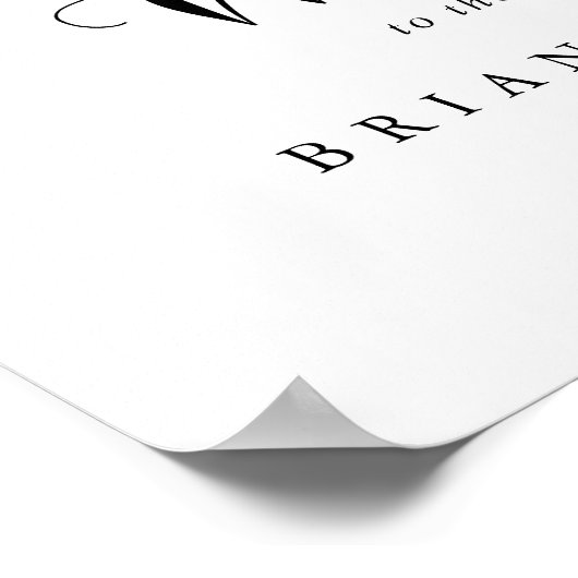 Groene Eucalyptus Botanical Weddenschap Welkomstte Poster (Hoek)