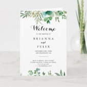 Groene Eucalyptus Botanisch gebladerte Gevouwen Br Programma (Voorkant)