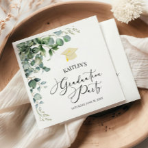 Groene Eucalyptus Botanische Afstudeerfeest